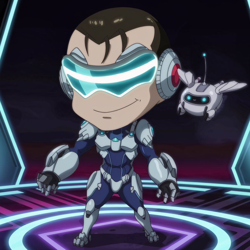 Chibi Cyber Vanguard: Neon Core Protocol