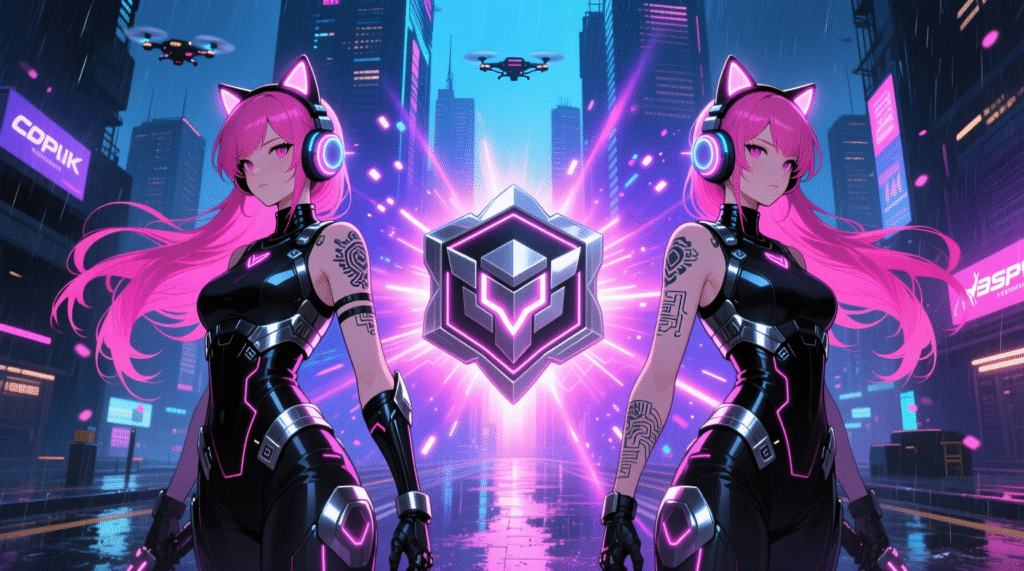 Digital Huntress: Team Warriors Banner Art