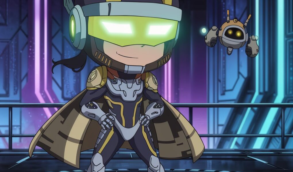 Chibi Cyber Vanguard: Neon Core Protocol