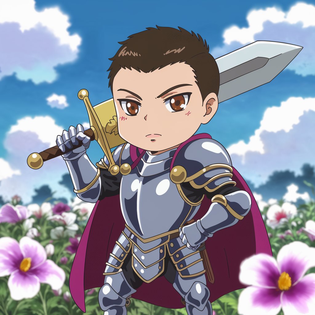 Steelheart Guardian: Warrior Chibi Art