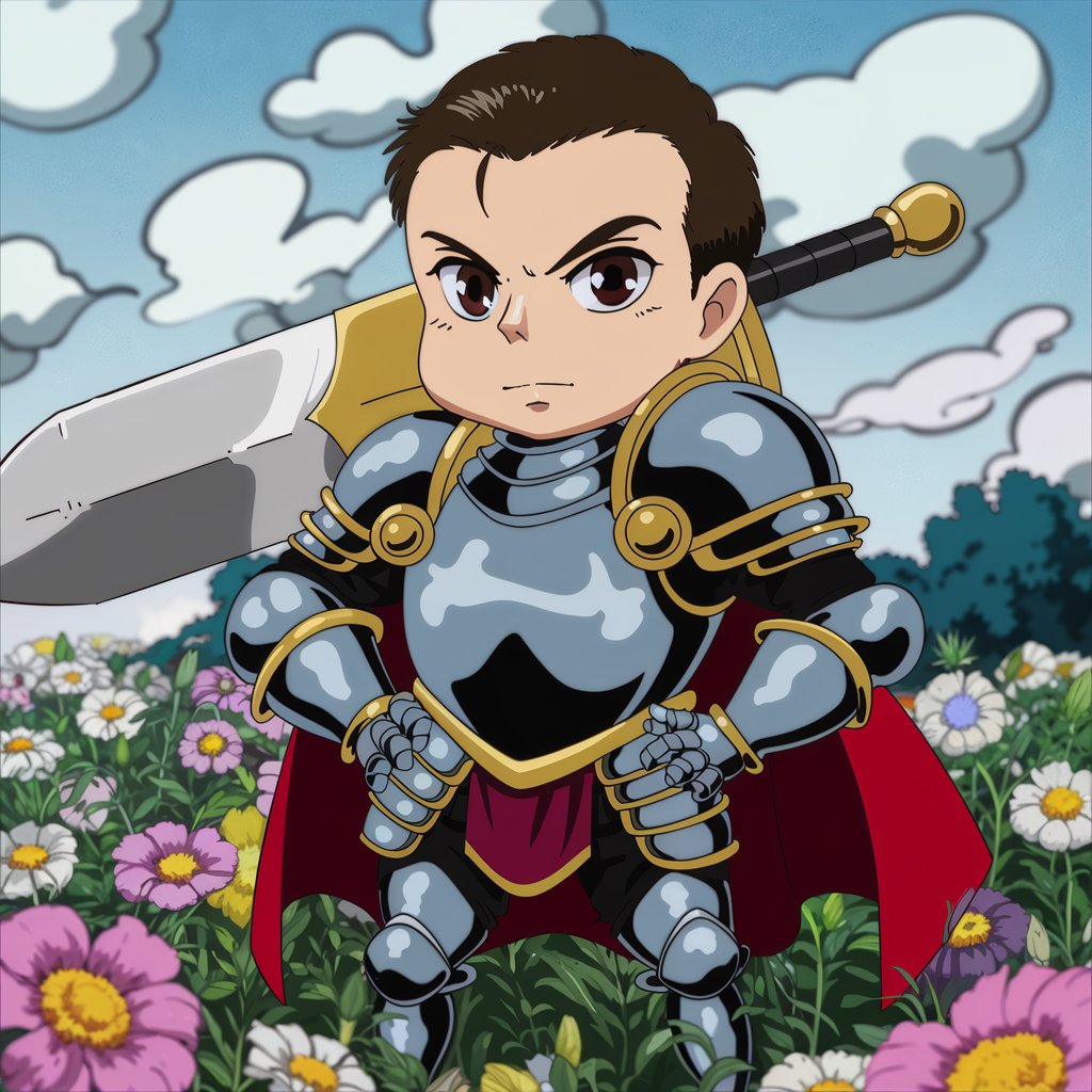 Steelheart Guardian: Warrior Chibi Art