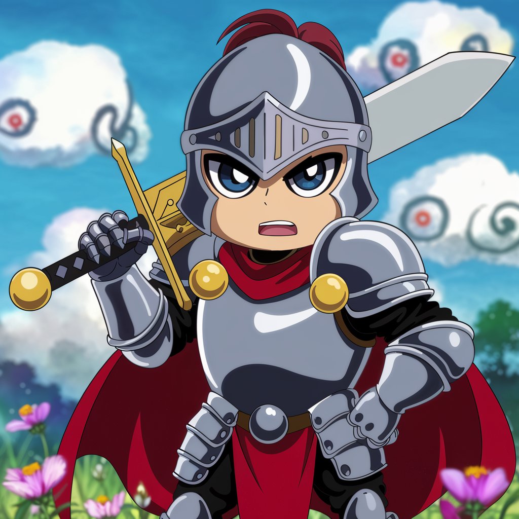 Steelheart Guardian: Warrior Chibi Art