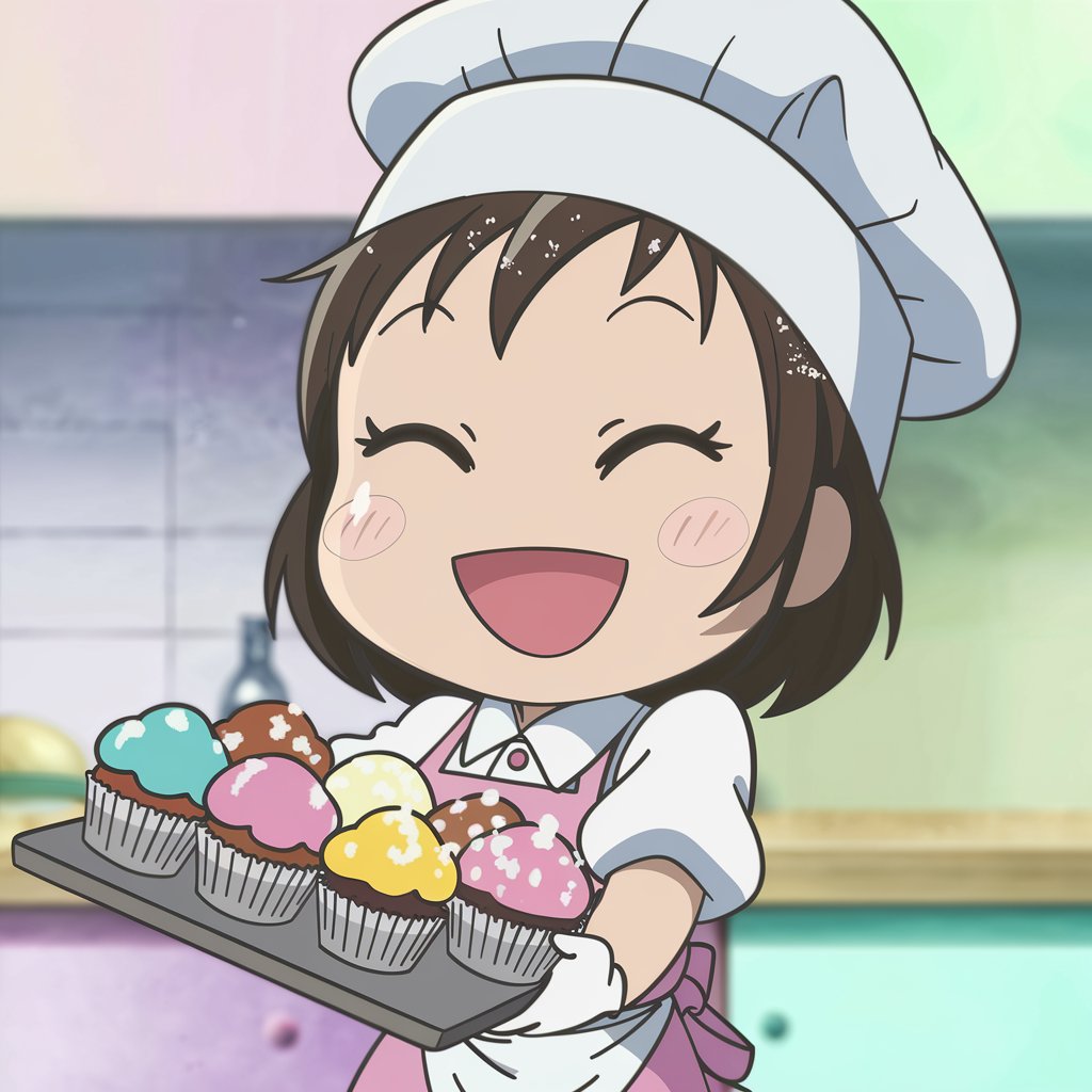 Chibi Baker art & anime