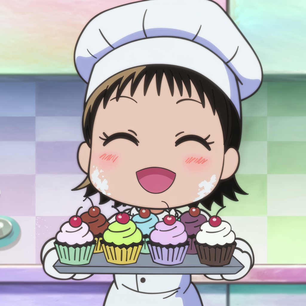 anime girl baker