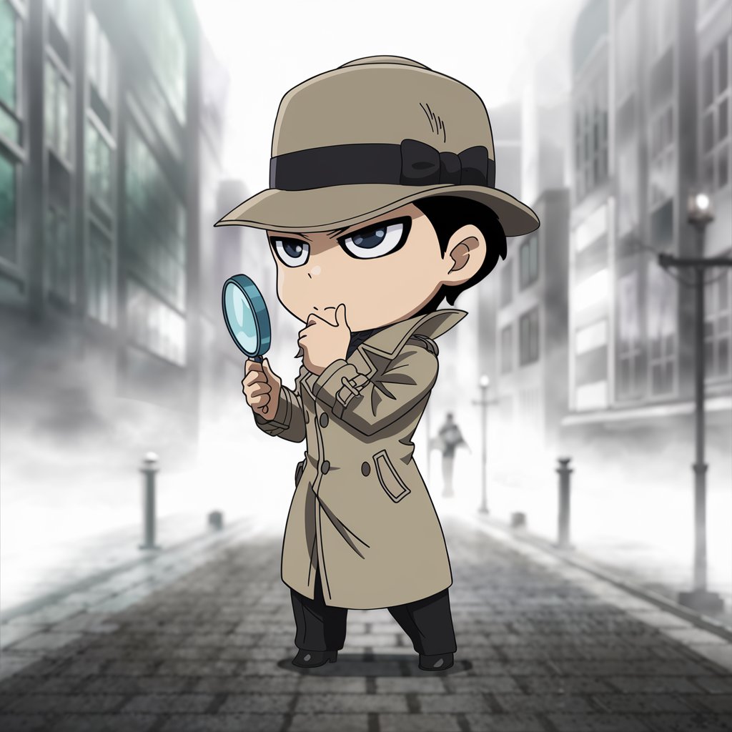 Shadow Clue – Detective Chibi Art