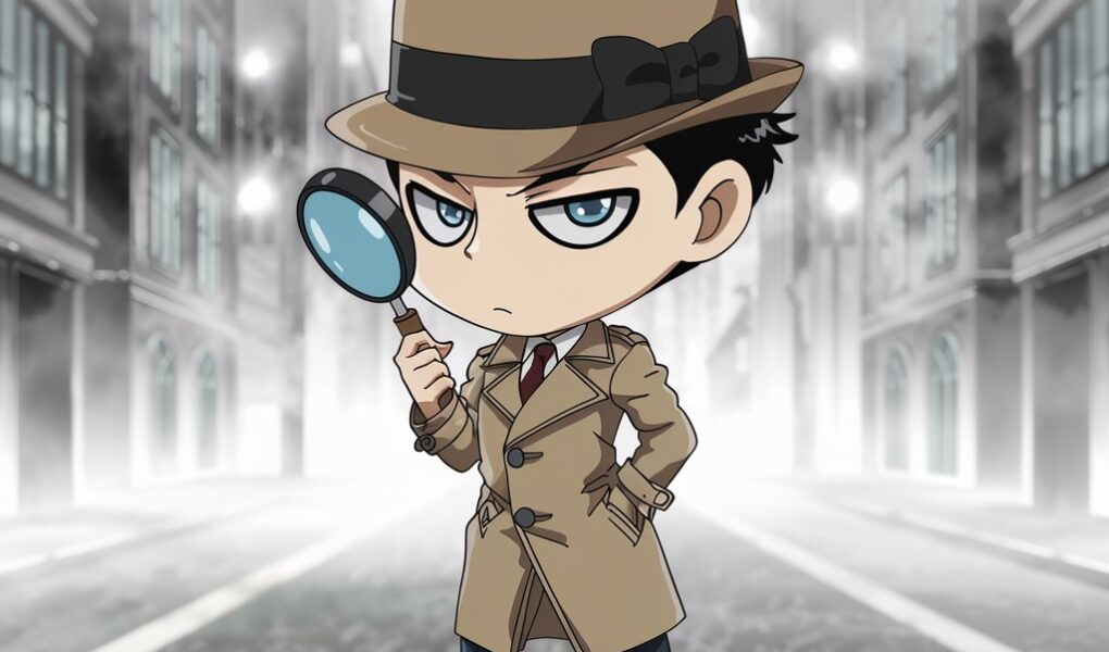 Shadow Clue – Detective Chibi Art