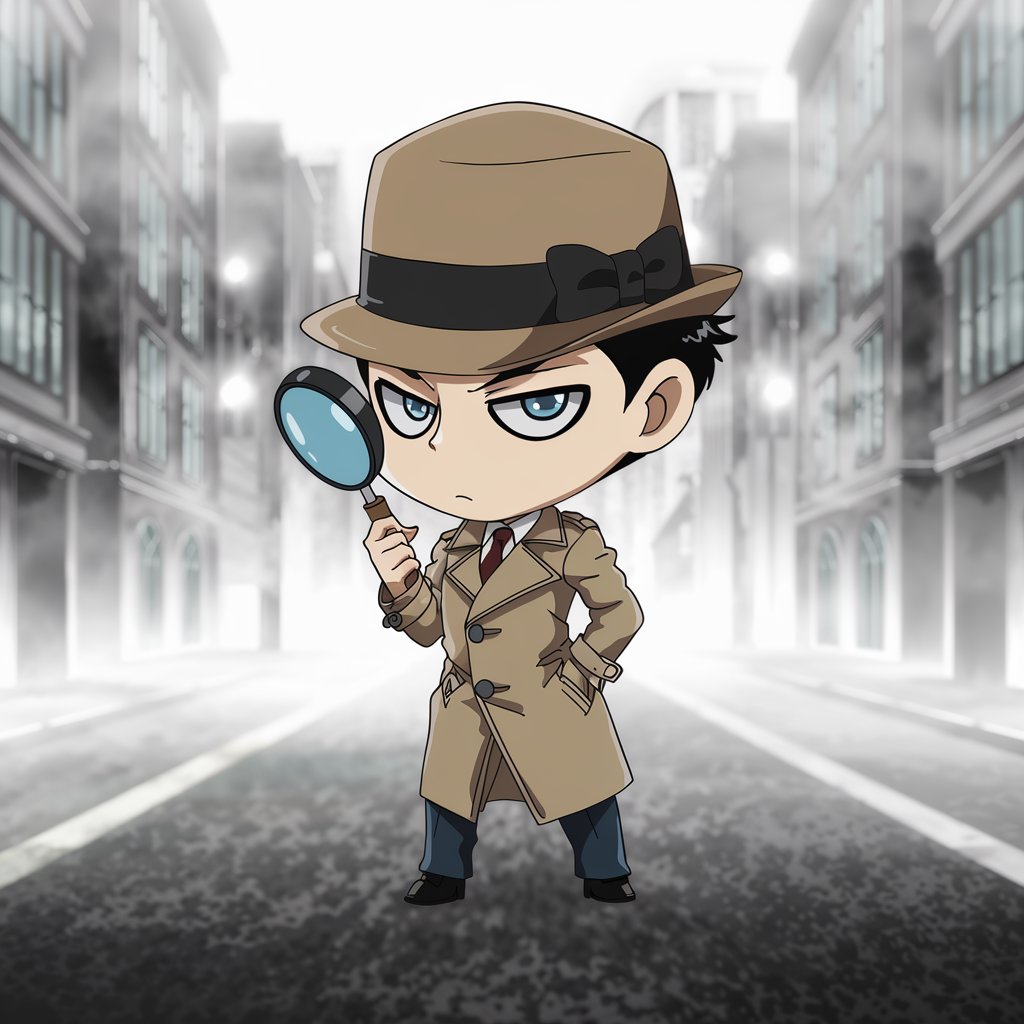 Shadow Clue – Detective Chibi Art