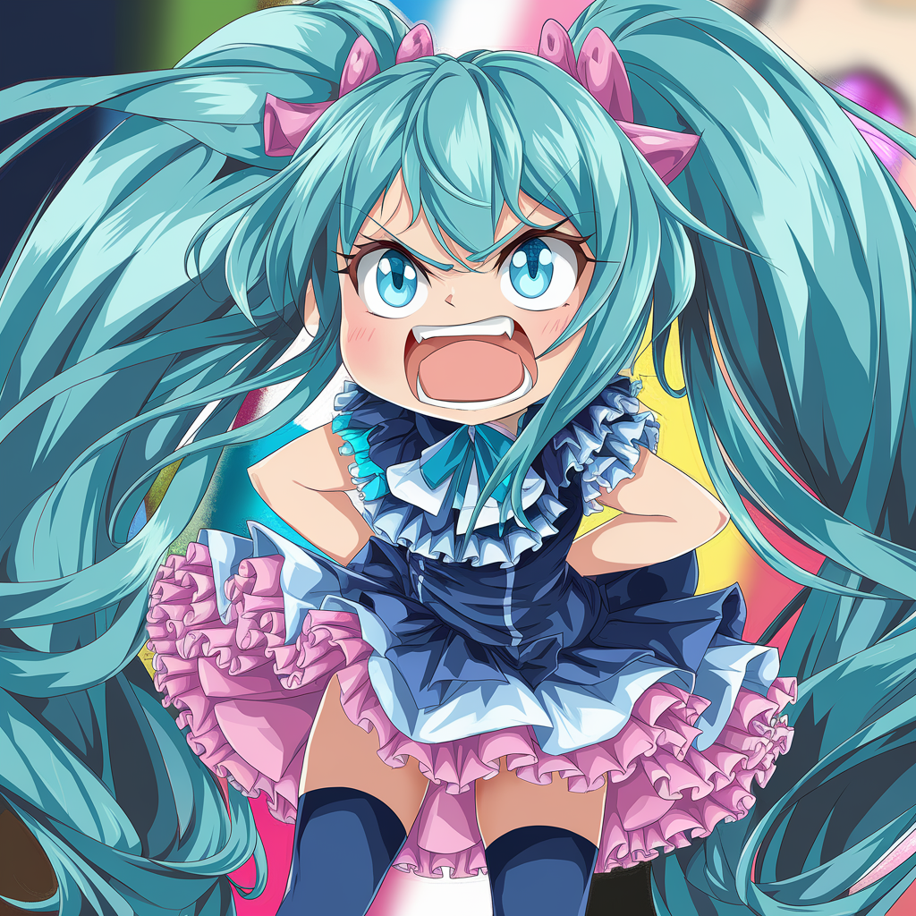 Frilly Rage – The Chibi Art Showdown