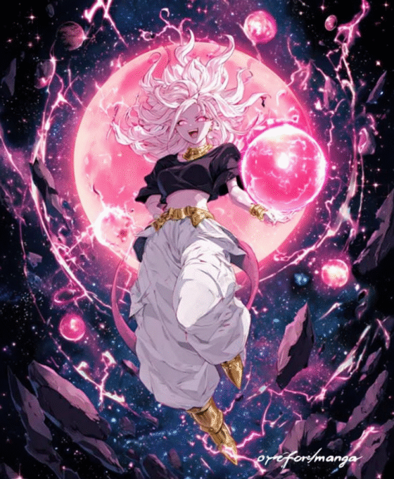 Android 21 Character Art: Goddess of Chaos