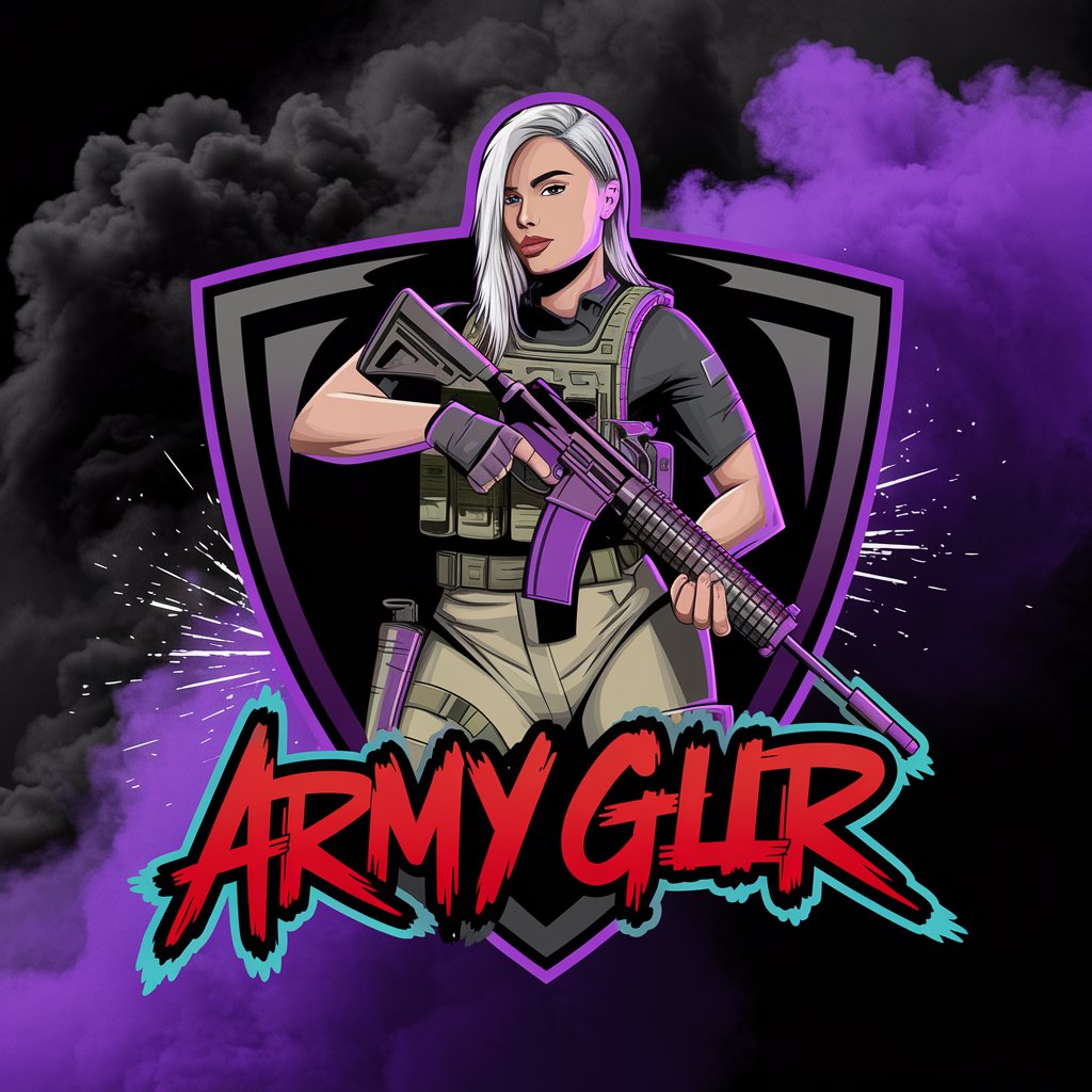 Phantom Blaze: Army Girl Logo