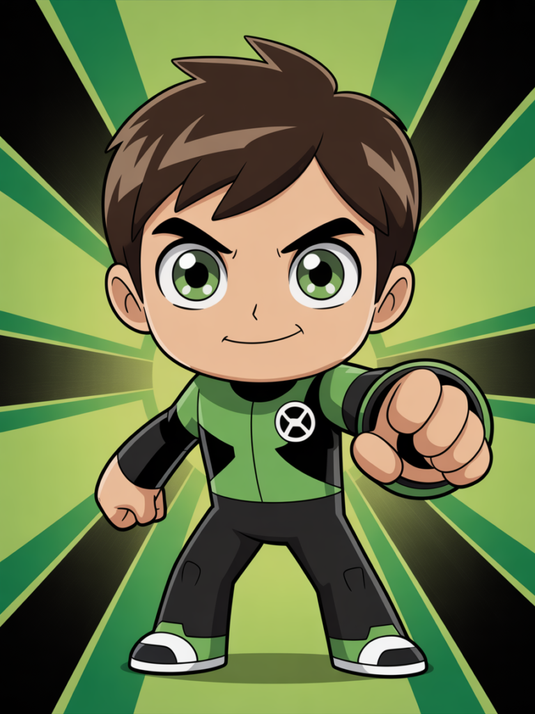 Ben Tennyson – Chibi Hero Mode