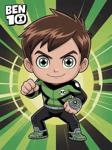 Ben Tennyson – Chibi Hero Mode