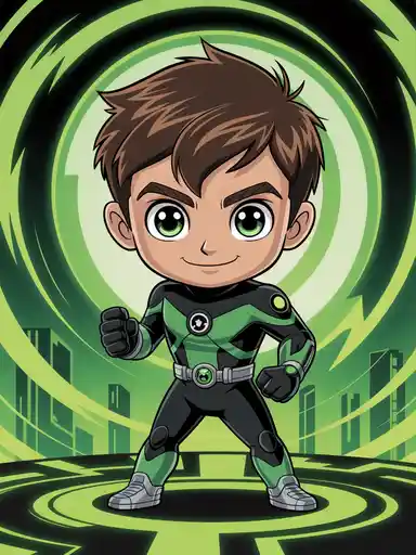 Ben Tennyson – Chibi Hero Mode