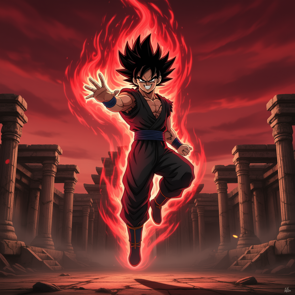 Apocalyptic Ascension – Black Goku Fan Art