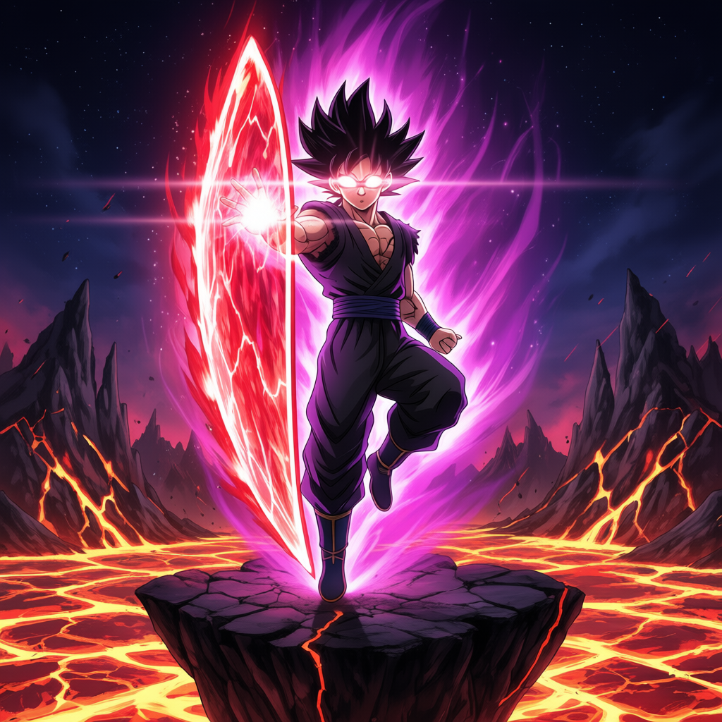 Apocalyptic Ascension – Black Goku Fan Art