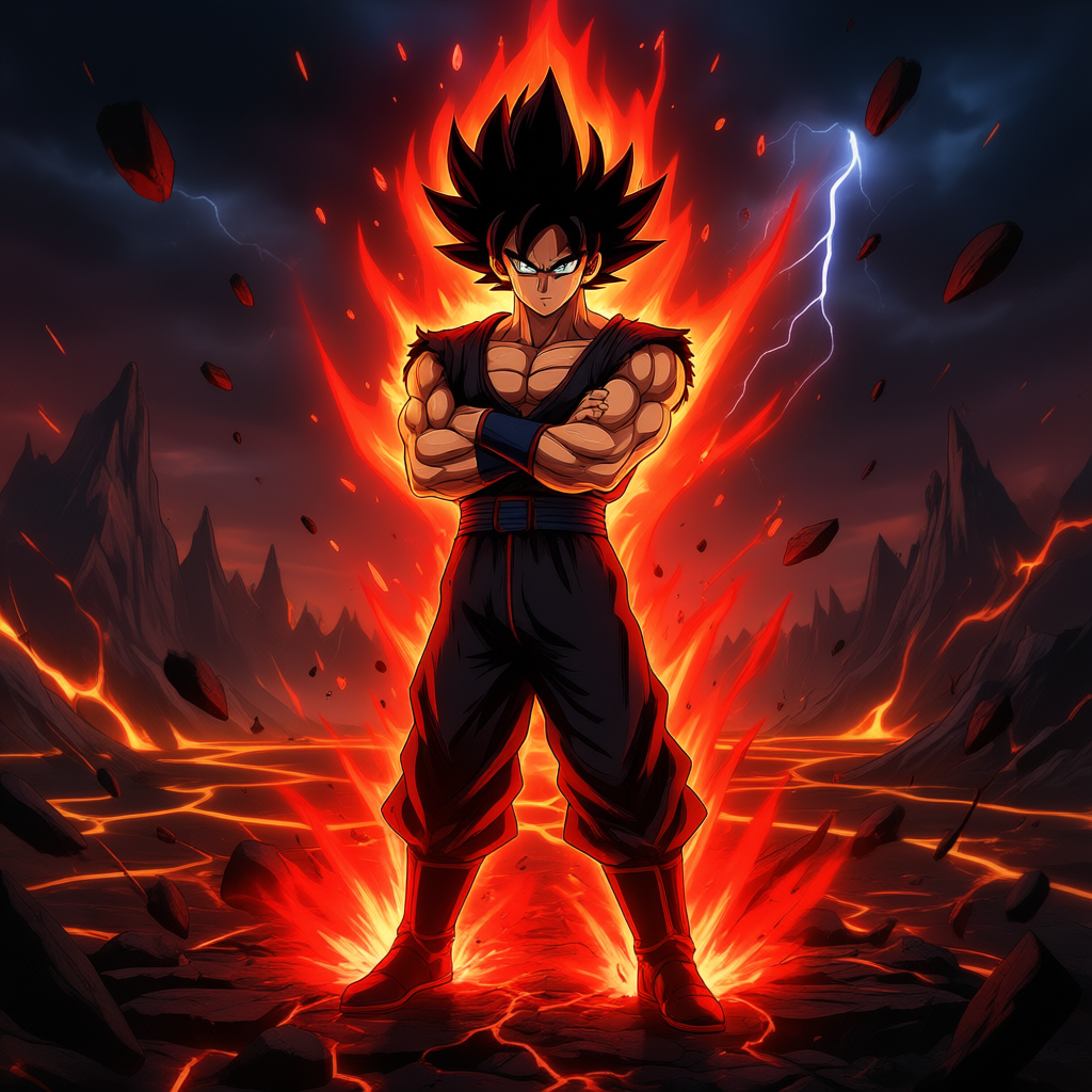 Apocalyptic Ascension – Black Goku Fan Art