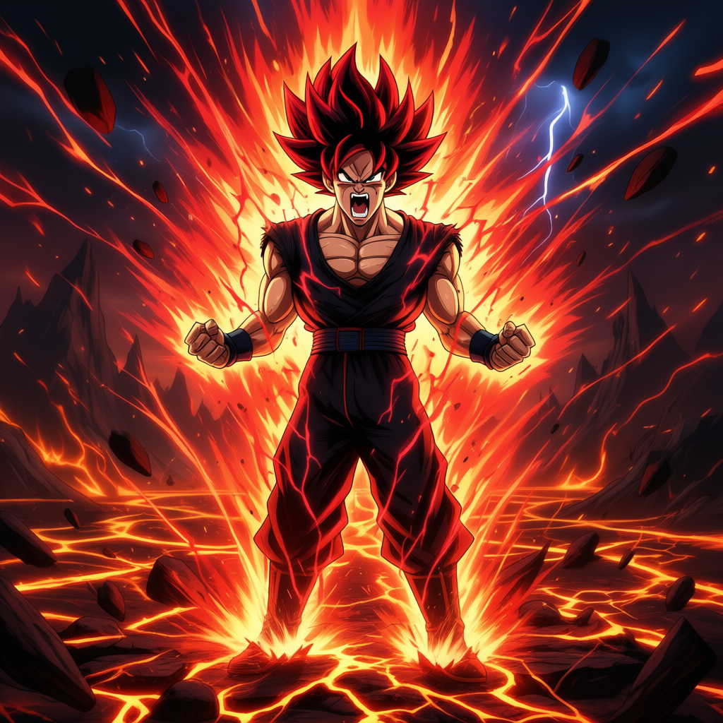 Apocalyptic Ascension – Black Goku Fan Art