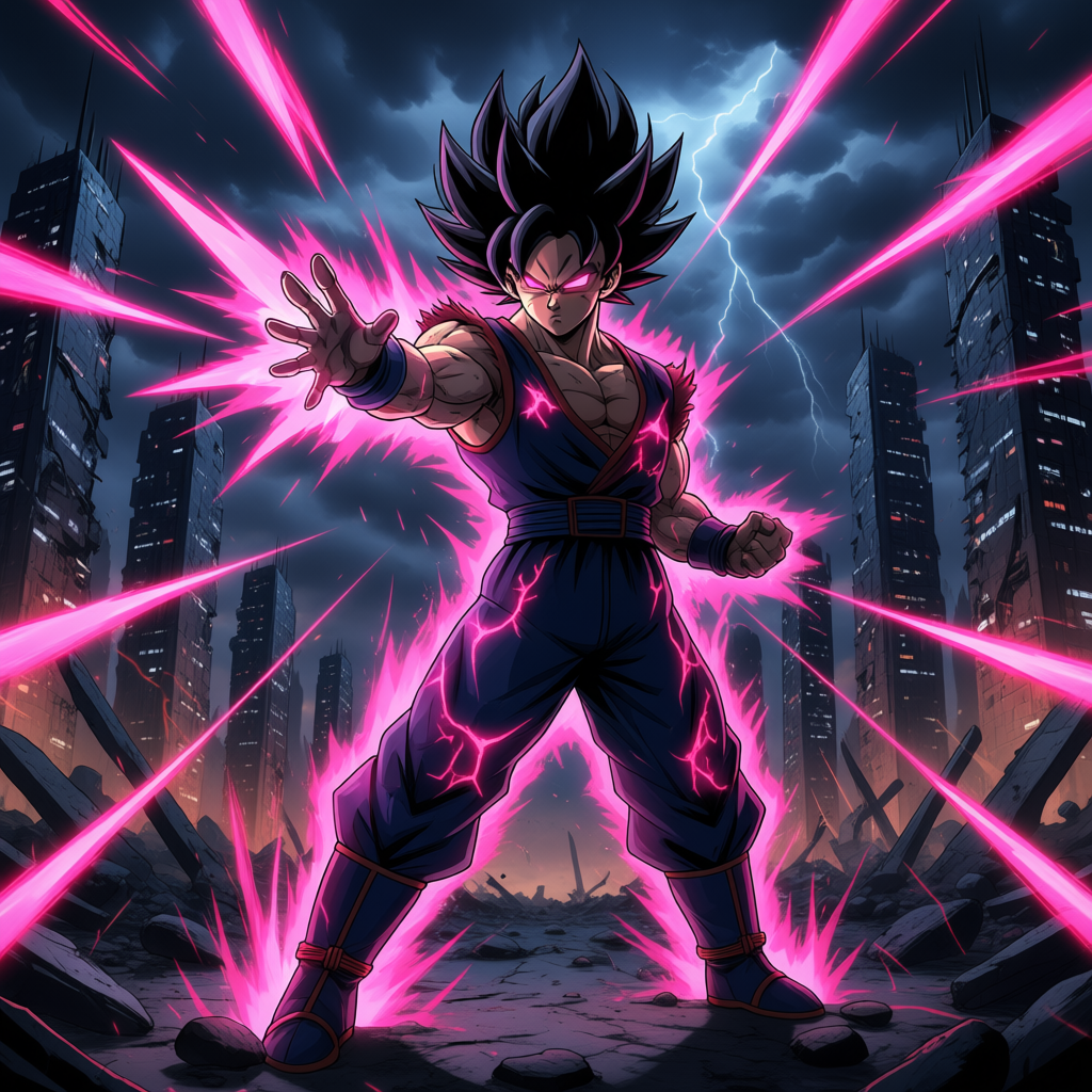 Apocalyptic Ascension – Black Goku Fan Art