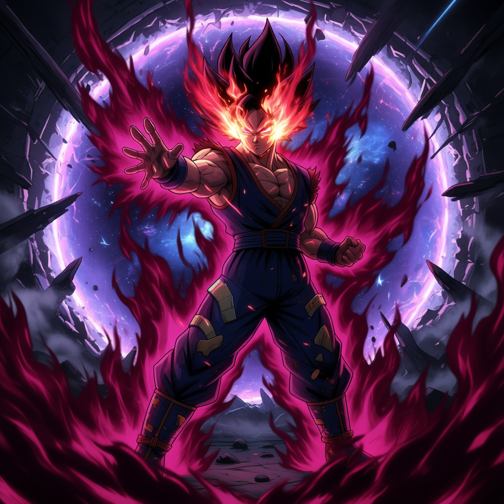 Apocalyptic Ascension – Black Goku Fan Art
