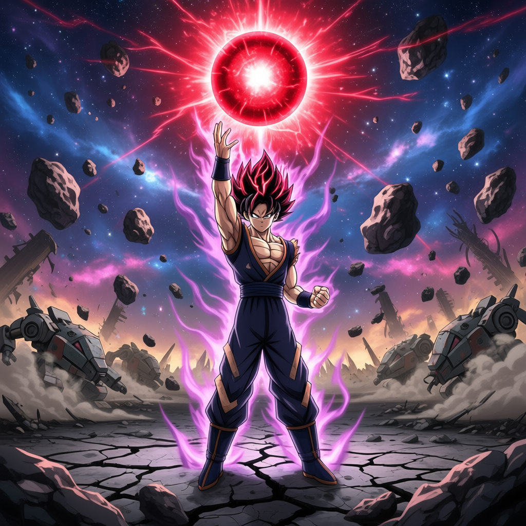 Apocalyptic Ascension – Black Goku Fan Art