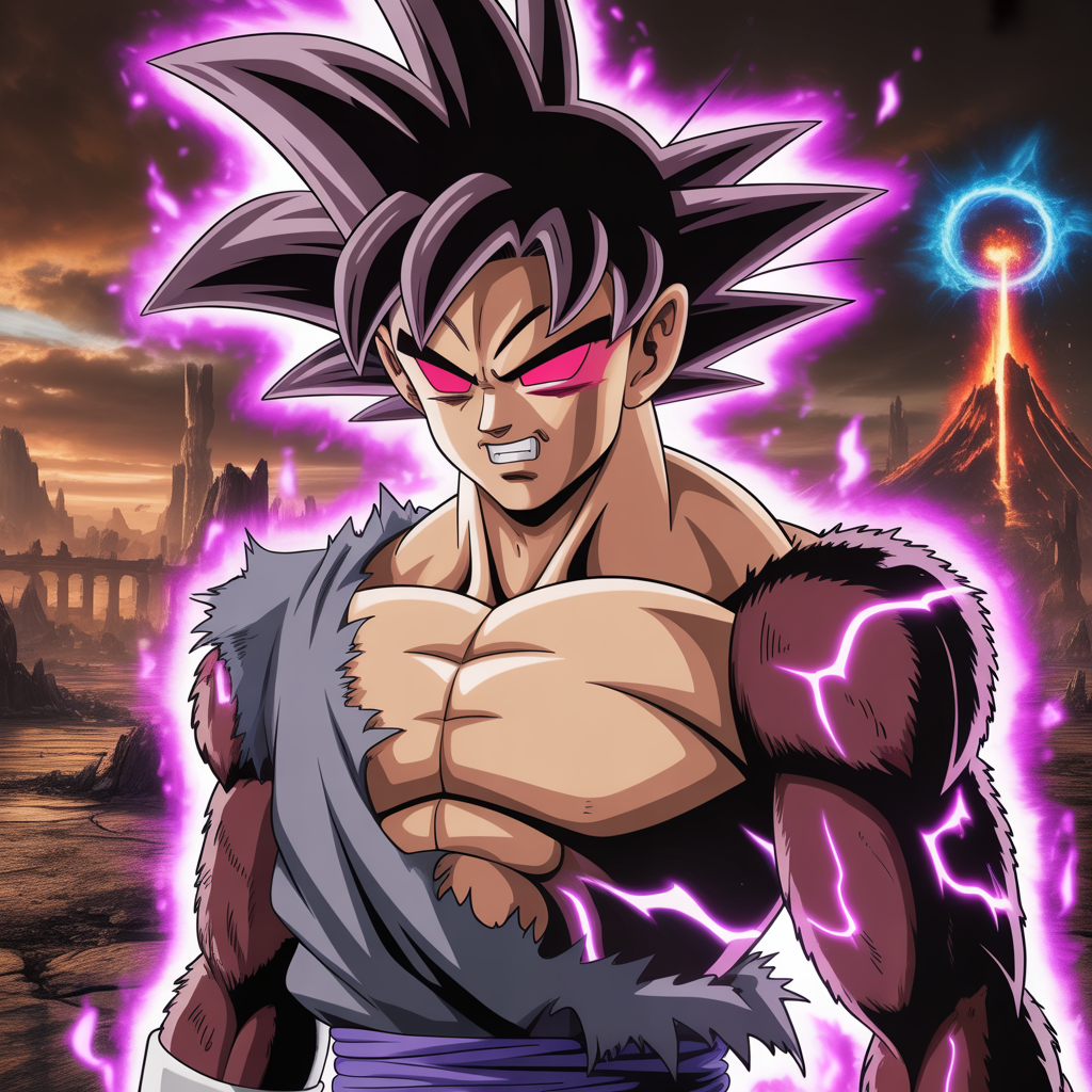 Apocalyptic Ascension – Black Goku Fan Art