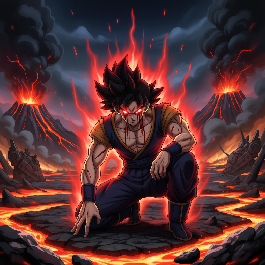 Apocalyptic Ascension – Black Goku Fan Art