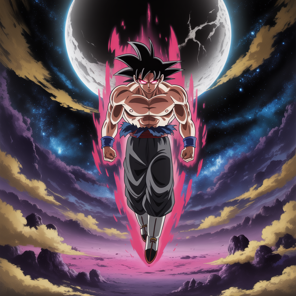 Apocalyptic Ascension – Black Goku Fan Art