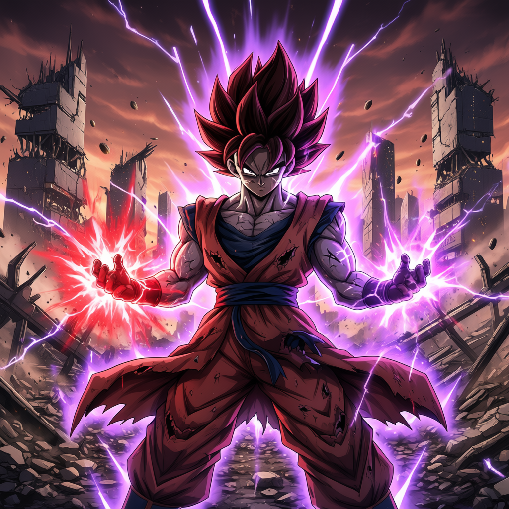 Apocalyptic Ascension – Black Goku Fan Art