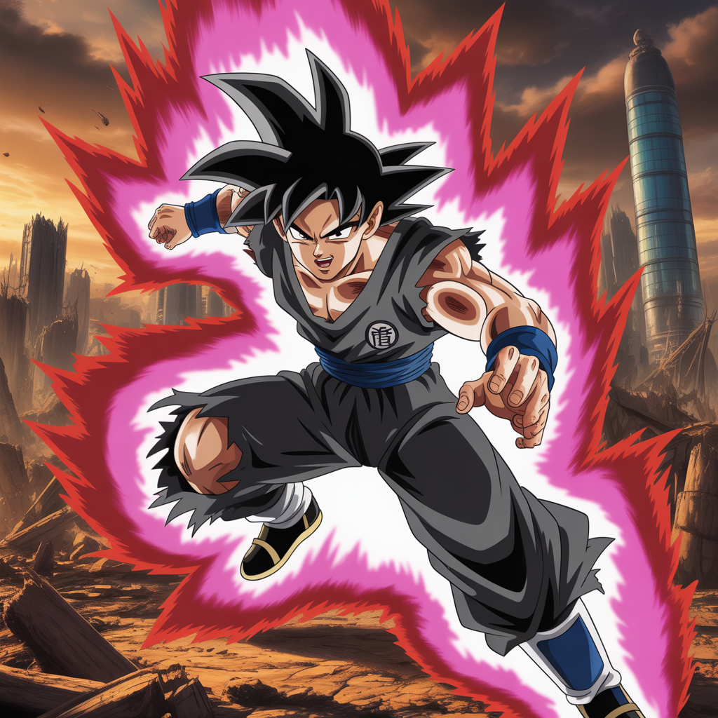 Apocalyptic Ascension – Black Goku Fan Art