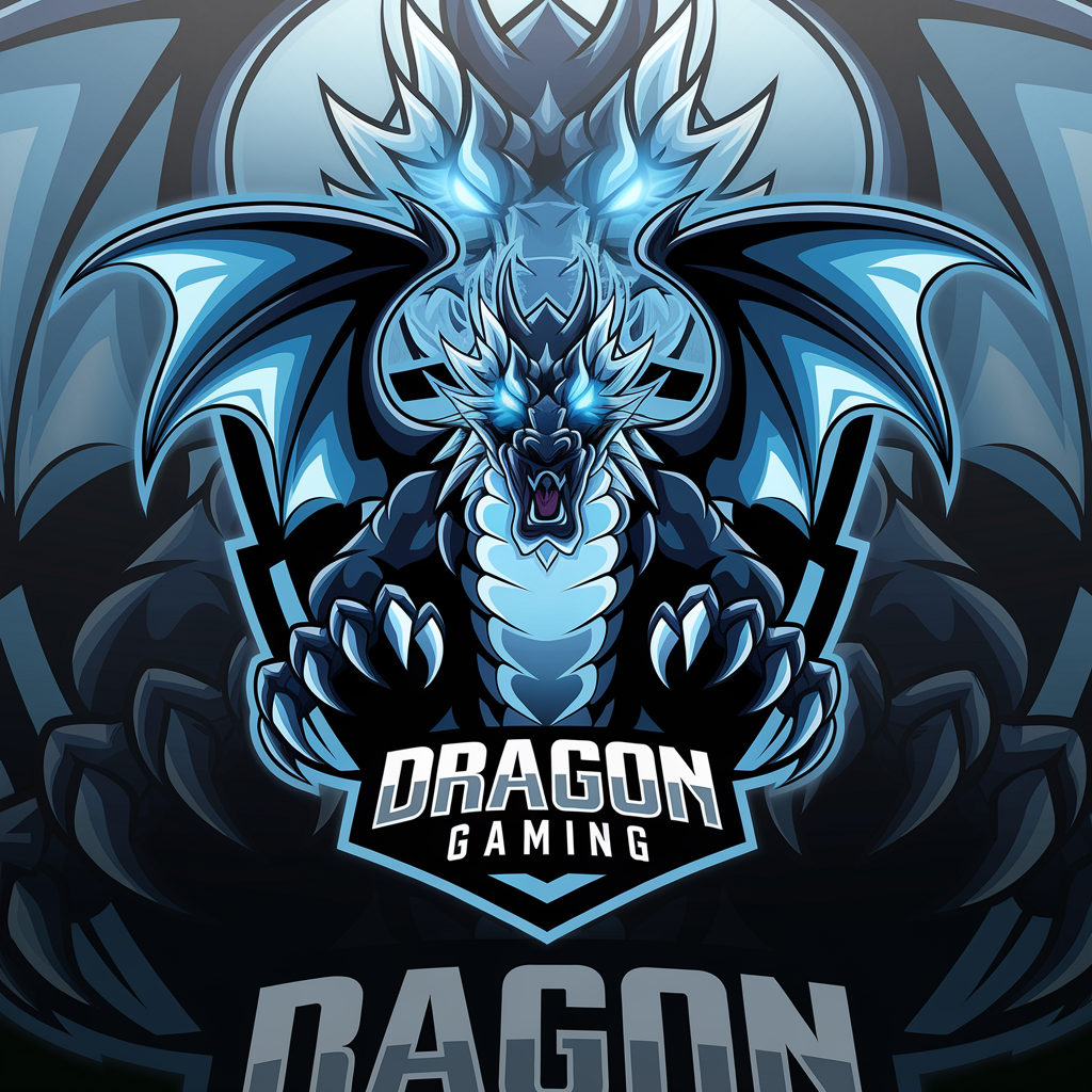 Eternal Flame: Dragon Cardin Gaming Logo
