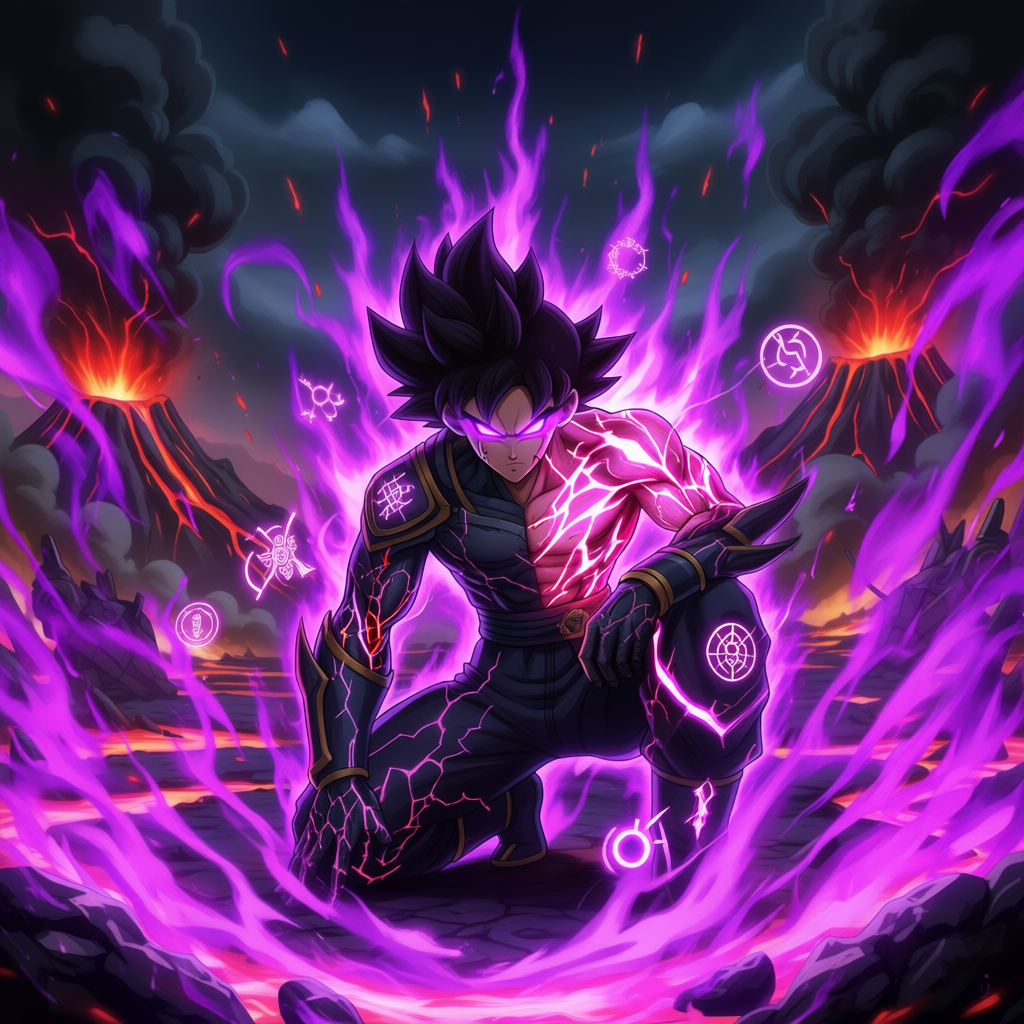 Apocalyptic Ascension – Black Goku Fan Art