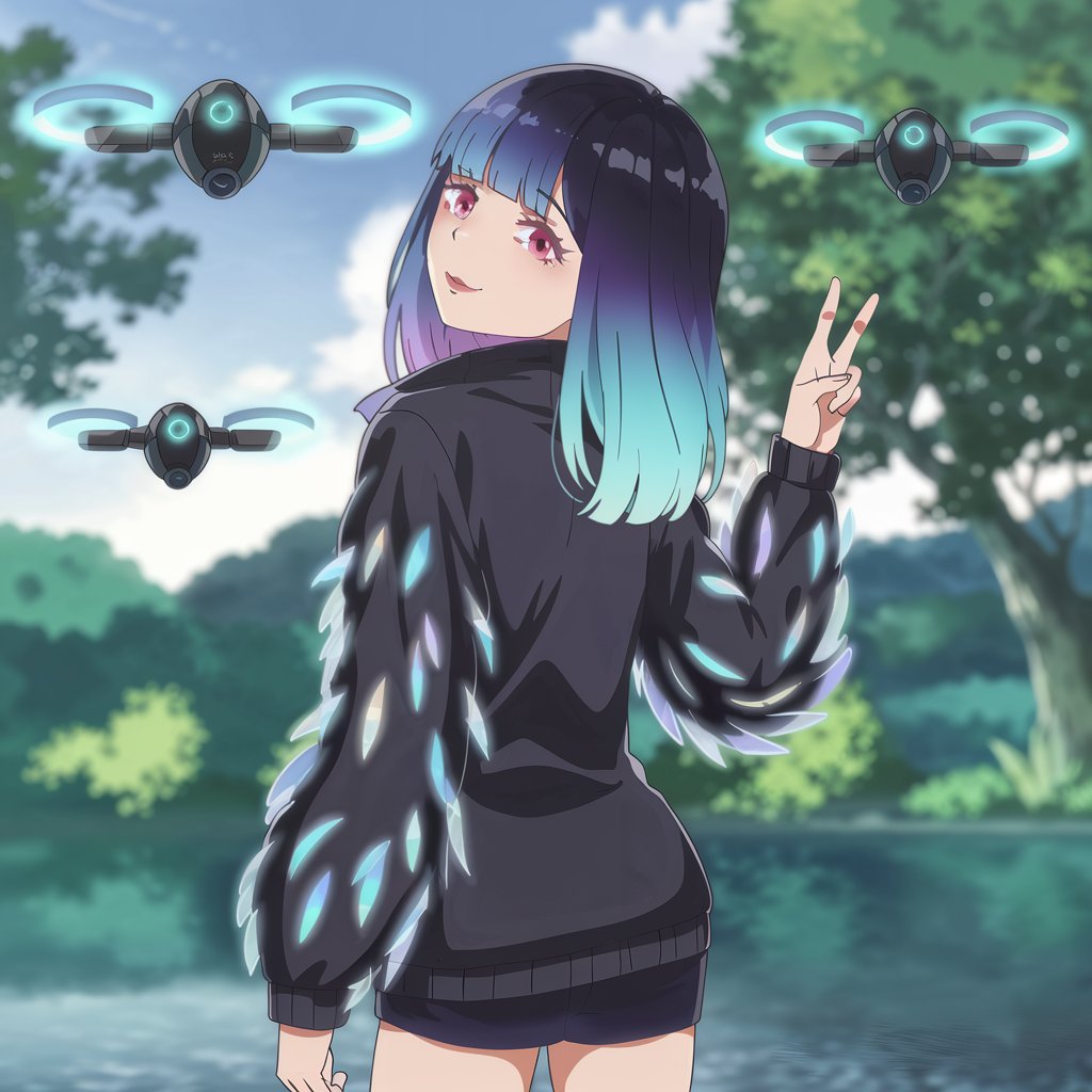 Cyber Feather Hacker – Character Art