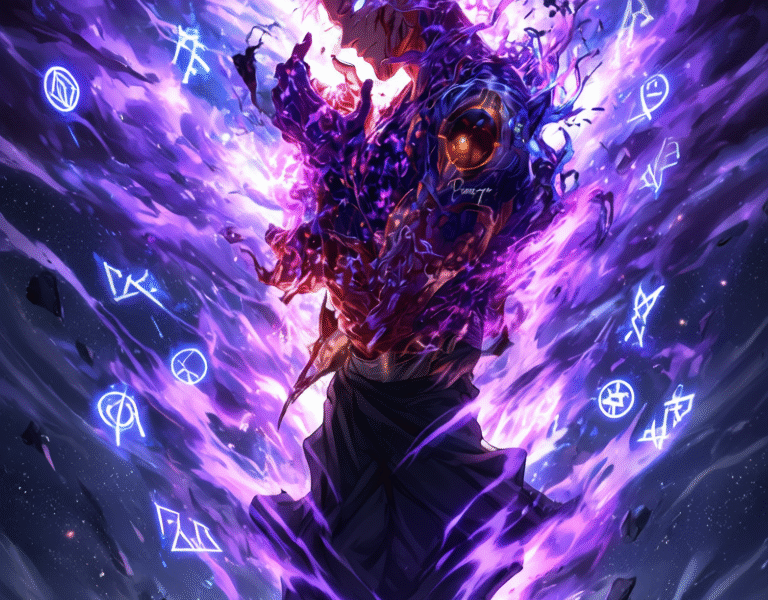 Satoru Gojo Fan Art: Domain of Darkness