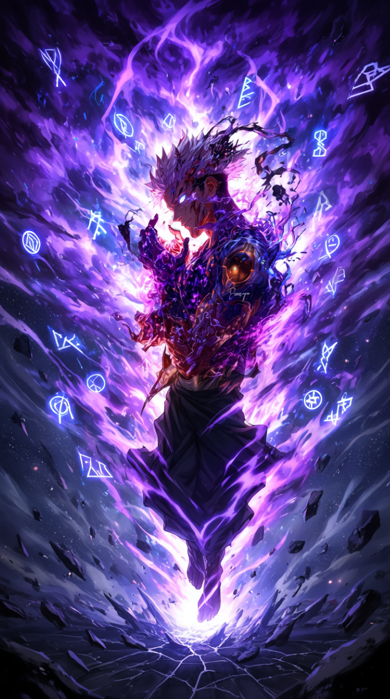 Satoru Gojo Fan Art: Domain of Darkness