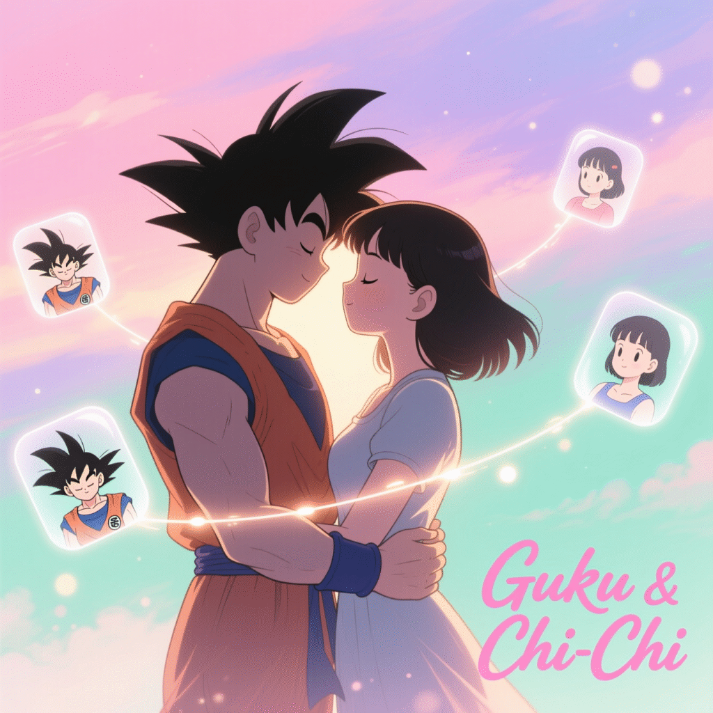 Forever Together – Goku & Chi-Chi Couple Art