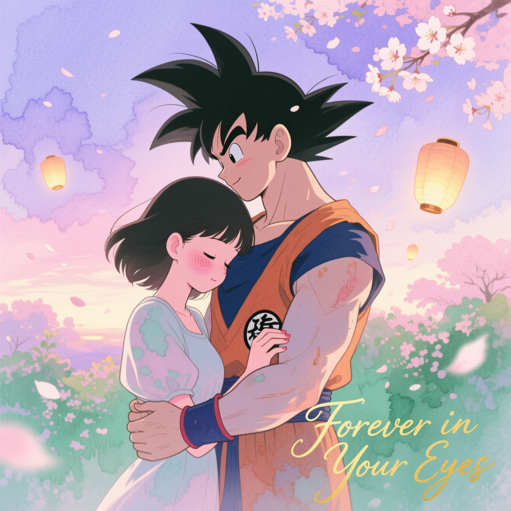 Forever Together – Goku & Chi-Chi Couple Art