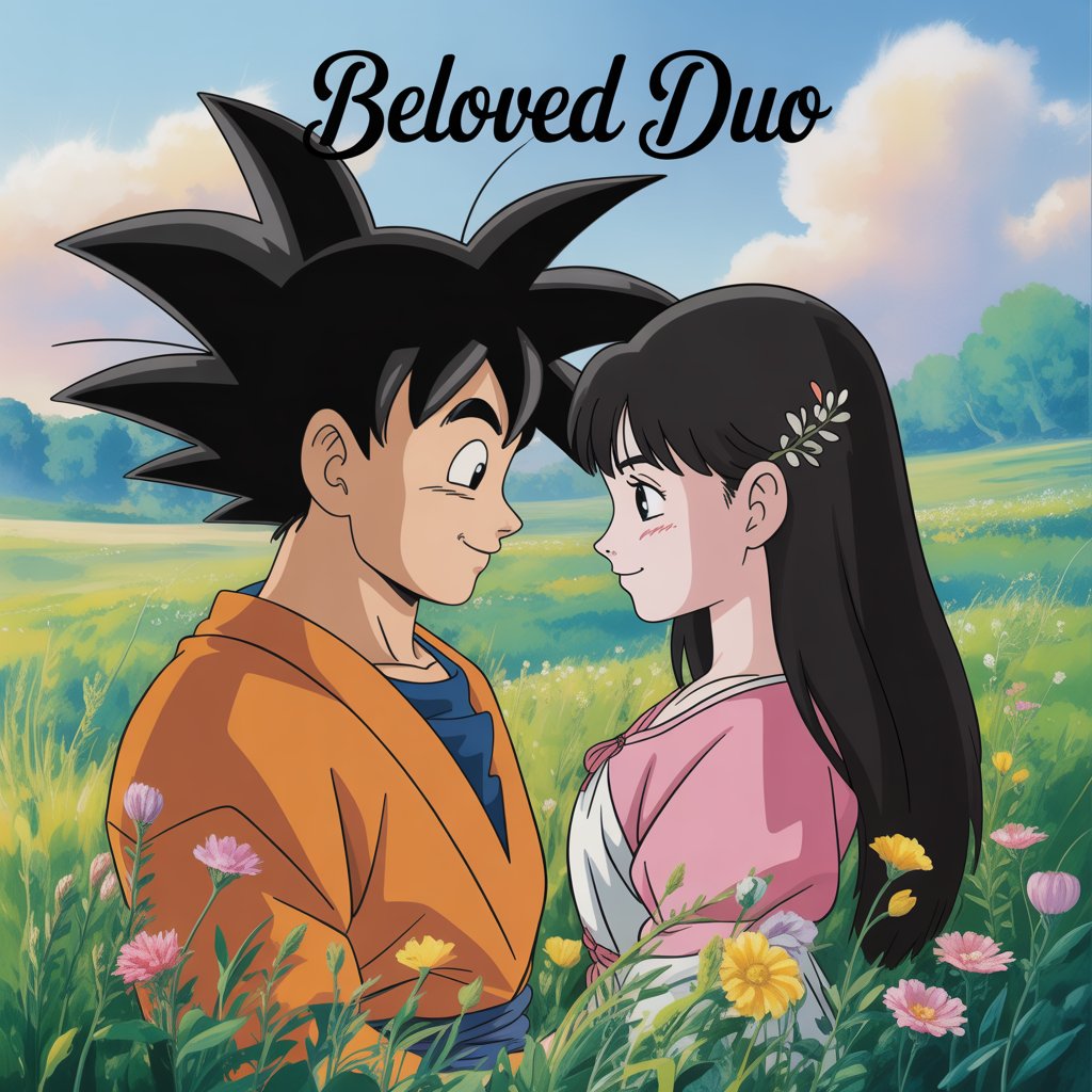 Forever Together – Goku & Chi-Chi Couple Art