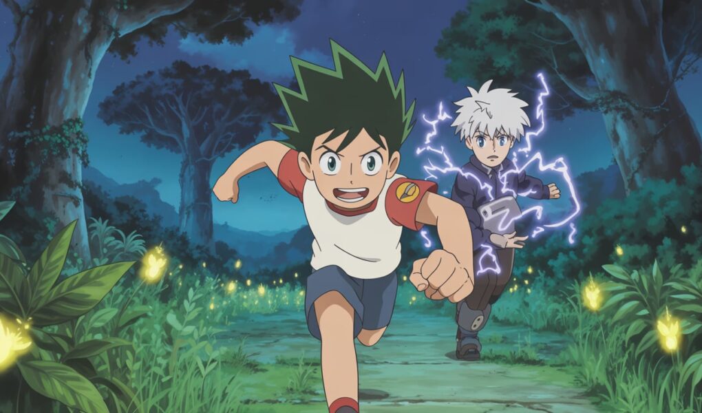 Hunter x Hunter Banner: Gon and Killua's Forest Adventure