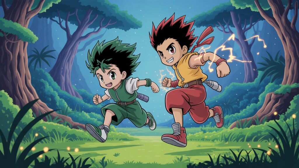 Hunter x Hunter Art: Gon and Killua's Forest Adventure