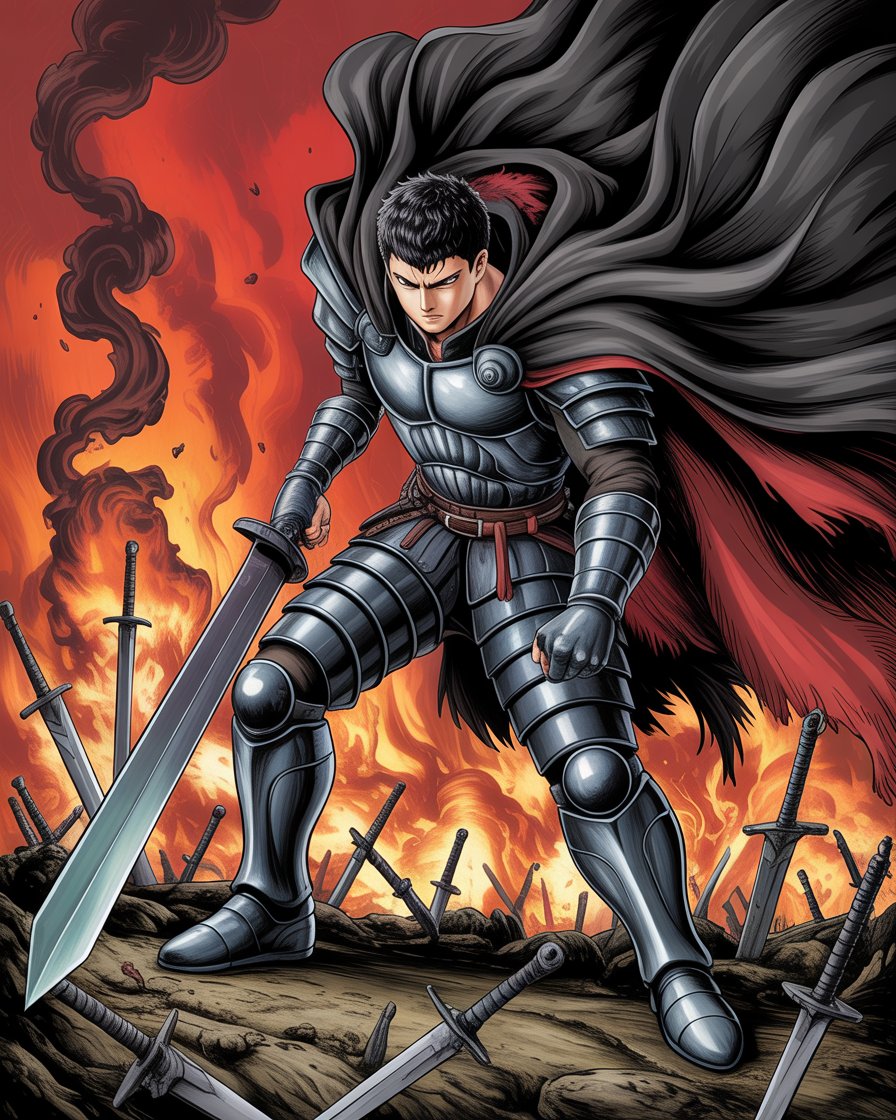 Guts PFP – The Black Swordsman’s Rage