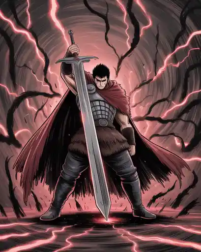 Guts PFP – The Black Swordsman’s Rage