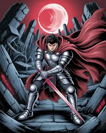 Guts PFP – The Black Swordsman’s Rage