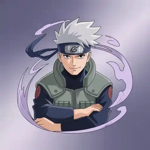 Kakashi Hatake Anime PFP – Ninja Style Digital Avatar Art