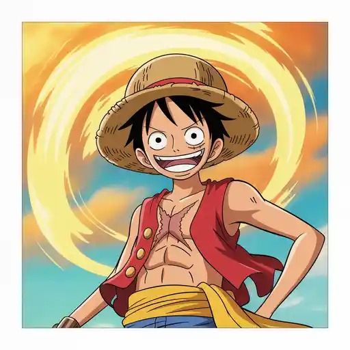 Monkey D. Luffy - The Adventure Begins | Bold Pirate Hero PFP