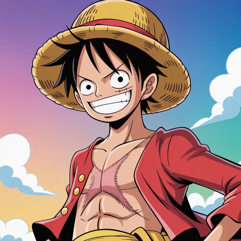 Monkey D. Luffy - The Adventure Begins | Bold Pirate Hero PFP