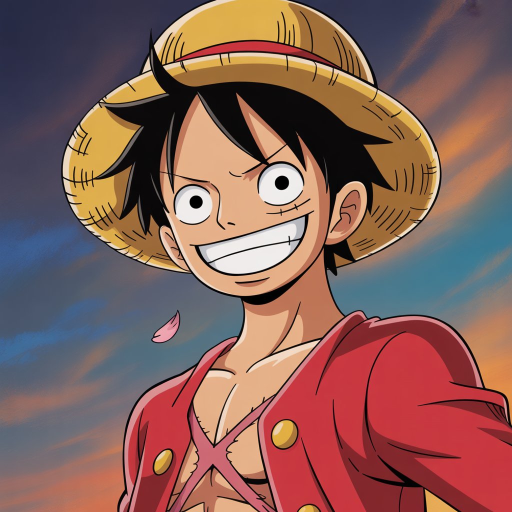 Monkey D. Luffy - The Adventure Begins | Bold Pirate Hero PFP