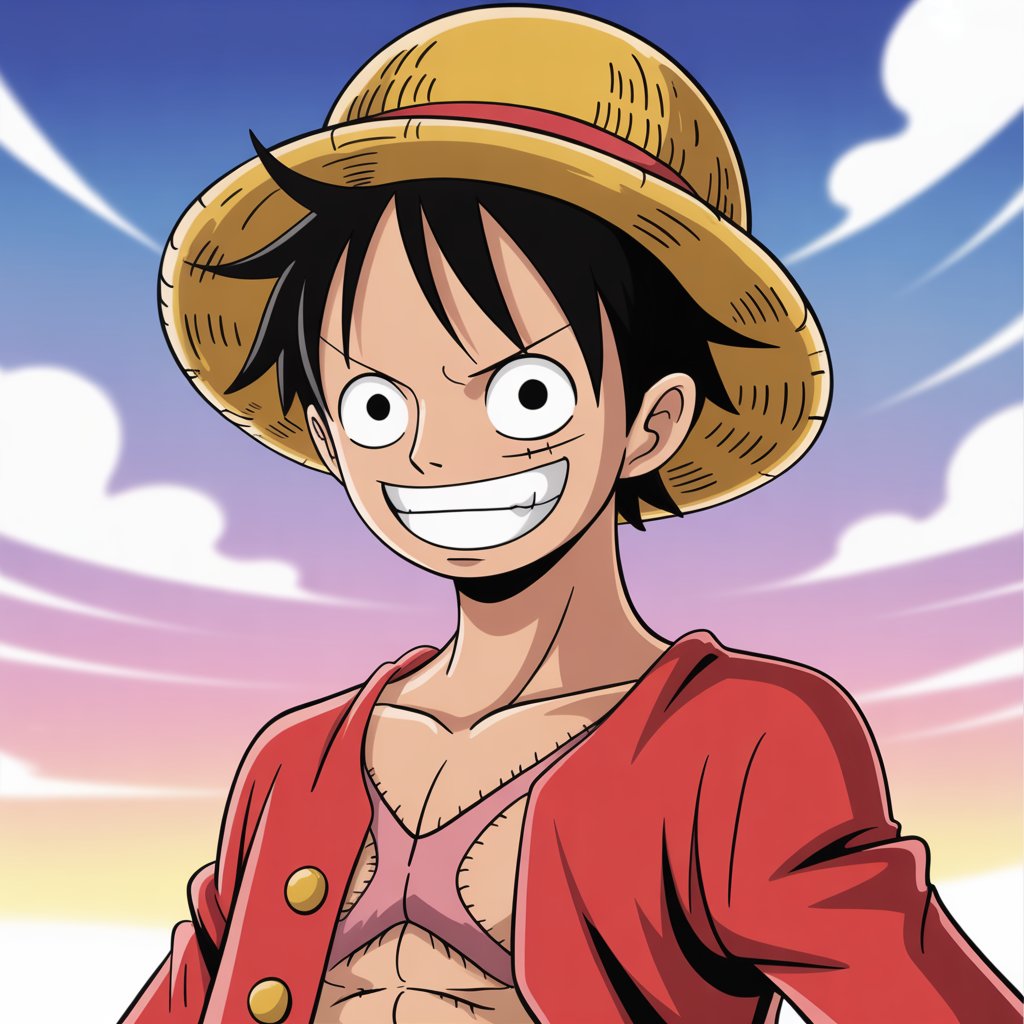 Monkey D. Luffy - The Adventure Begins | Bold Pirate Hero PFP