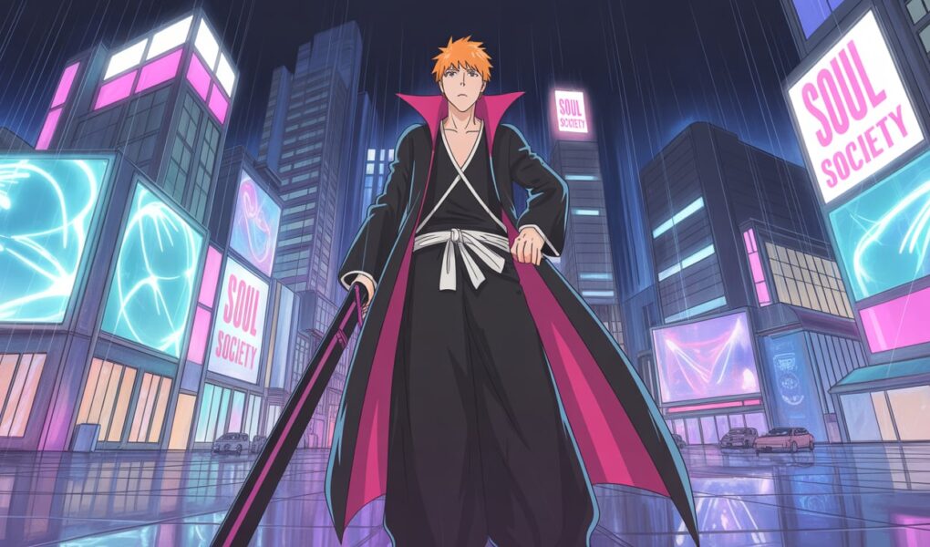 Ichigo Kurosaki - Bleach Anime Digital Art Banner