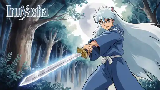 Inuyasha Art: Half-Demon with Tessaiga - Anime Banner