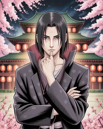 Itachi PFP – Shadows of the Night Sky
